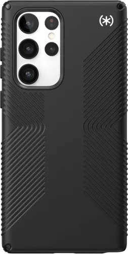 Miniatura 2 de Speck Productos Funda Presidio2 Grip Samsung Galaxy S22 Ultra, bisel elevado, Negro/Negro/Blanco