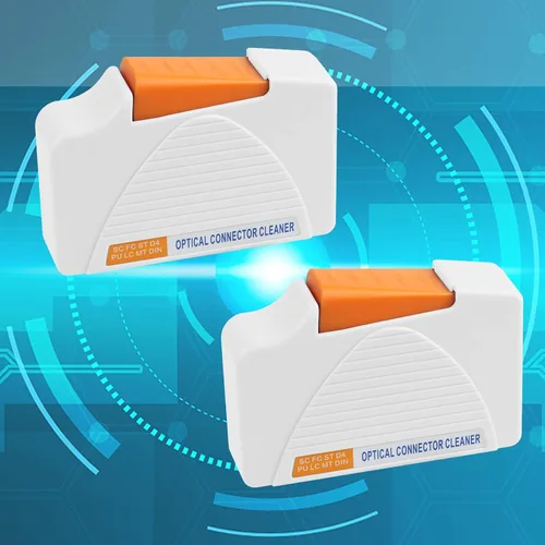 Miniatura 8 de 1 caja de limpieza de fibra óptica FTTH caja limpiadora de fibra -para FC, SC, LC y ST caras finales y conectores ópticos -Más de 500 veces hisopo