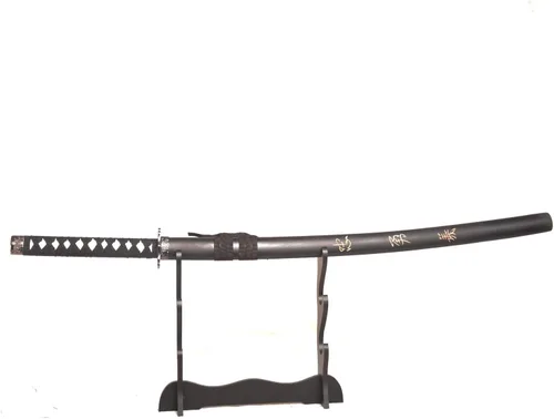 Miniatura 8 de Sword Valley Authentic Hanakiri Samurai Sword 3-Piece Set with 3-Tier Display Stand - Dragon Engraved Scabbards, Stainless Steel Blades, Waxed