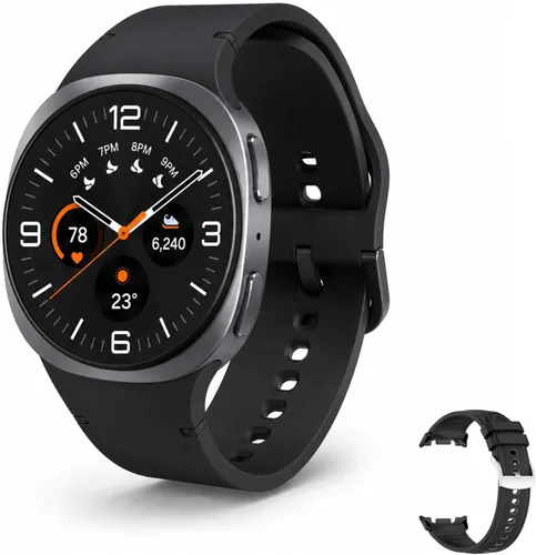 Miniatura 5 de Samsung Galaxy Watch 8 (2025) Buletooth Smartwatch, modelo internacional, seguimiento de fitness y sueño, monitor de frecuencia cardíaca, compatible