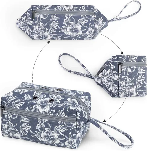 Miniatura 4 de Luxja Bolsa de almacenamiento de hilo pequeña, bolsa de punto portátil para madejas de hilo, ganchos de ganchillo, agujas de tejer