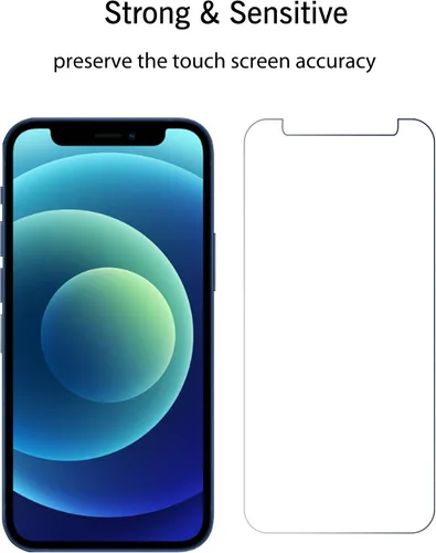 Miniatura 5 de Ailun Protector de pantalla para iPhone 12 mini 2020 [5.4 pulgadas] 3 unidades de vidrio templado