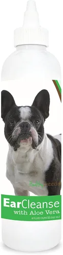 Healthy Breeds - Limpiador de oídos con aloe vera - Formulado por veterinarios para desodorizar, limpiar, secar y acidificar el canal auditivo -