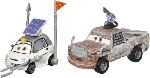 Miniatura 2 de Cars de Disney y Pixar - Vehículo de juguete de 2 Camión RW & Auto EV