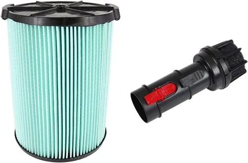 RIDGID 97457 Filtro de repuesto HEPA de 5 capas para aspiradoras húmedas/secas de 5 a 20 galones y difusor de vacío Workshop WS25025A