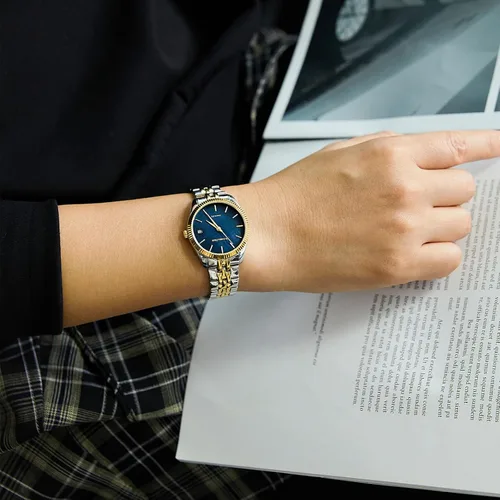 Miniatura 2 de VICTORIA HYDE Reloj para mujer plateado y dorado, relojes de dos tonos de acero inoxidable para mujer