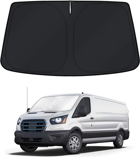 Miniatura 115 de KUST - Parasol plegable para parabrisas para Ford Ranger, accesorios 2019-2025 2026, parasol personalizado para ventana, protector solar plegable