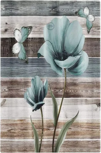 Miniatura 38 de Cubiertas de Interruptor de Luz Artísticas de Cuádruple Palanca con Hojas Tropicales Florales Boho, Flores Bohemias Decorativas Botánicas, Placas