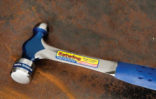 Miniatura 6 de ESTWING Martillo de Bola Peen - Herramienta de metalurgia de 24 oz con construcción de acero forjado y empuñadura de reducción de impactos - E3-24BP