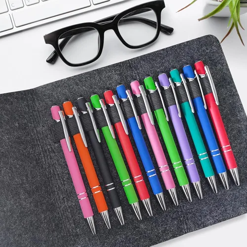 Miniatura 6 de Bolígrafos personalizados con nombre y logotipo, hasta 500 bolígrafos personalizados a granel con grabado gratis regalo para cumpleaños, graduación