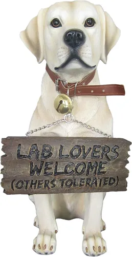 Miniatura 9 de DWK Letrero decorativo de bienvenida para perros en el porche delantero, estatua decorativa de bienvenida para el porche delantero Estatuas negro