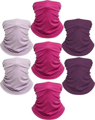 Miniatura 14 de Xeoxarel Neck Gaiter, 7 Pack Cooling UV Protection, Bandana Face Mask Scarf for Men and Women