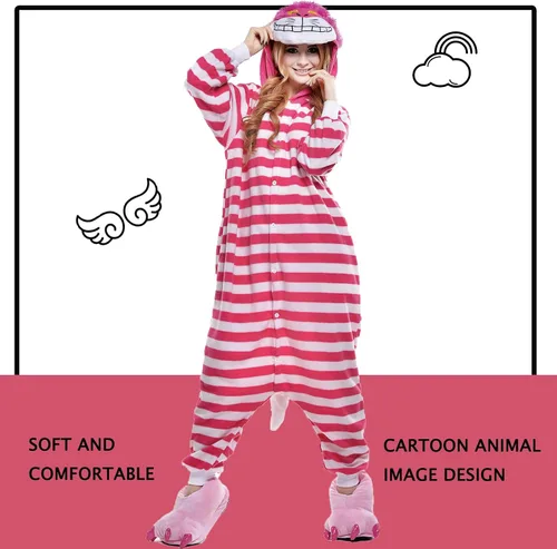 Miniatura 5 de SWEETXIN Pijama unisex para adultos y niños, para Halloween, Navidad, ropa de dormir, traje de cosplay para mujeres y hombres