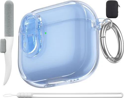 Miniatura 17 de Valkit Funda compatible con AirPods Pro, transparente con kit de limpieza, funda protectora de TPU suave para AirPods Pro Gen 2nd/1st 2023/2022/2019