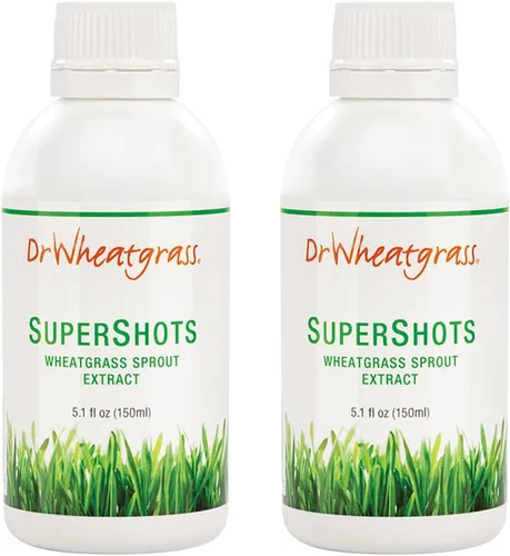 Miniatura 5 de Dr Wheatgrass Supershots (suministro para 30 días) - Extracto de pasto de trigo en una botella, más fuerte que el jugo y polvo de pasto de trigo