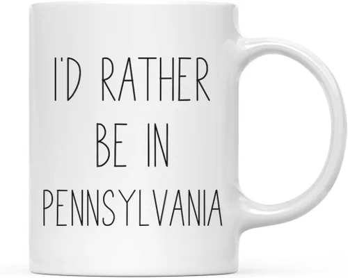 Miniatura 21 de Andaz Press Taza de café de 11 onzas, regalo con texto en inglés "I'd Rather Be in Alabama", 1 paquete, para estudiar en el extranjero, regalo