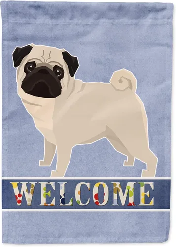 Miniatura 91 de Caroline's Treasures CK3704GF Bandera de jardín de bienvenida de Akita Shepherd Black and Tan - Bandera decorativa para patio exterior, patio