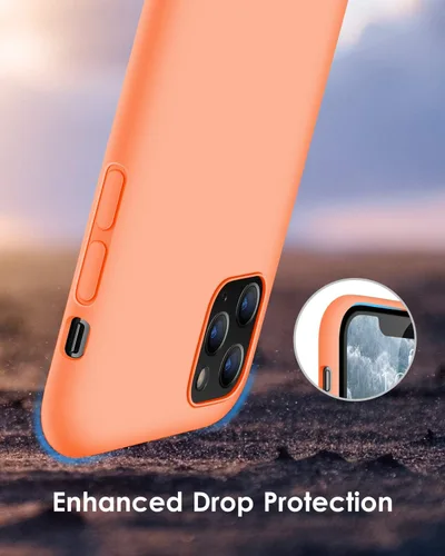 Miniatura 2 de DTTO Compatible con iPhone 11 Pro Max, [Serie Romance] Funda de silicona [Protección mejorada de cámara y pantalla] con cojín de rejilla de panal
