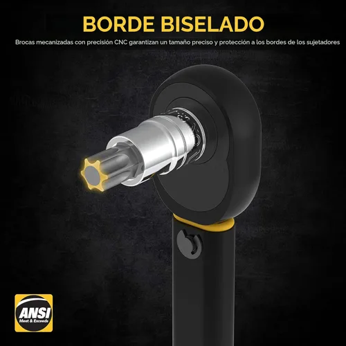Miniatura 5 de LEXIVON Juego de enchufes de brocas Torx, acero de aleación S2 de alta calidad Juego de 13 piezas de brocas de estrella T8 - T60 Estuche