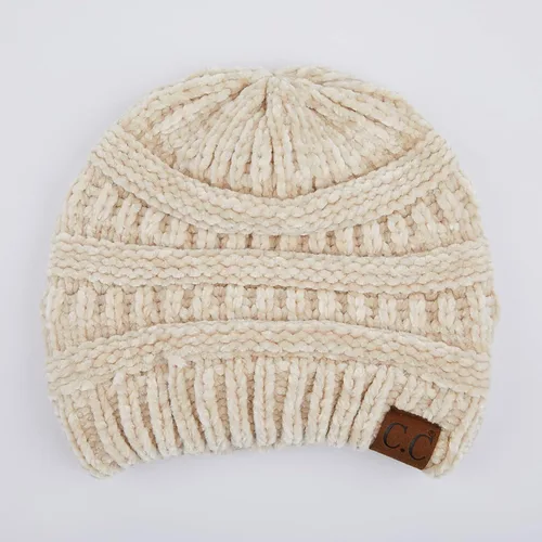 Miniatura 30 de C.C Trendy Warm Chunky Soft Stretch Cable Knit Beanie