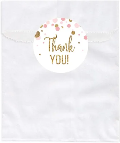 Miniatura 50 de Andaz Press Colección de fiesta de baby shower de niña con purpurina de oro rosa rubor, pancarta colgante con cuerda, Welcome Baby!, 5 pies, 1 juego