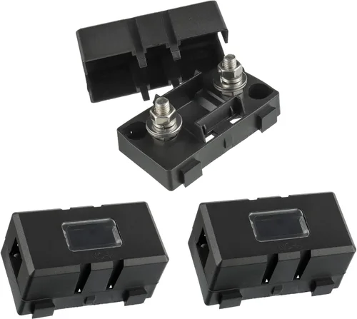 Miniatura 6 de Portafusible MIDI y 2 piezas de fusible MIDI de 100A de alta corriente, fusible de tornillo para autos, camiones, vehículos (100 Amp)
