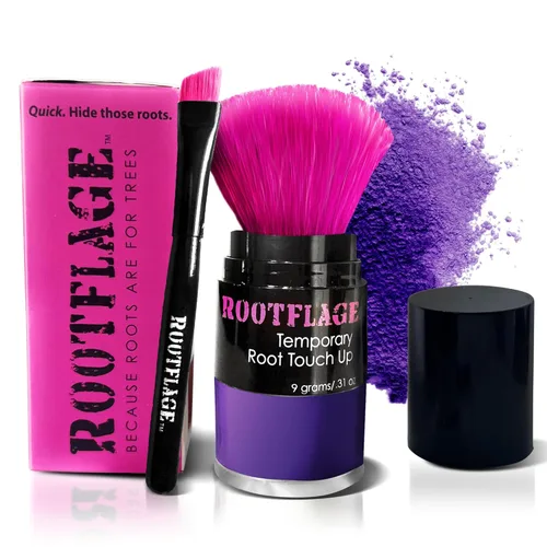 Miniatura 12 de Rootflage Tinte temporal para el cabello de color rosa, champú en polvo de color rosa, funciona en cabello oscuro (01 Pink Parade) 0.31 onzas 01