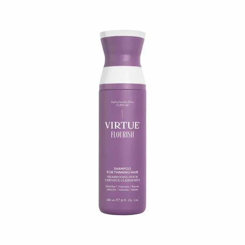 Miniatura 11 de VIRTUE Flourish Champú sin sulfato para cabello fino, Producto para el crecimiento y volumen del cabello, Desintoxica y repara, Seguro