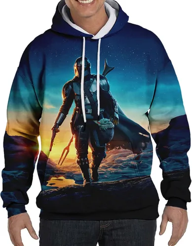 Miniatura 3 de ghiurpc Sudaderas con capucha con estampado de anime para hombre, moda de otoño, sudadera con capucha para hombre, ropa estética