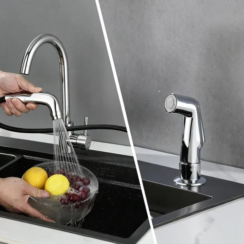 Miniatura 7 de Accesorio de rociador para fregadero de cocina compatible con rociador de grifo Moen reemplazo de cabezal rociador lateral de cocina y conjunto