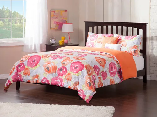 Miniatura 6 de AFI, Mission Queen - Cama plataforma color espresso