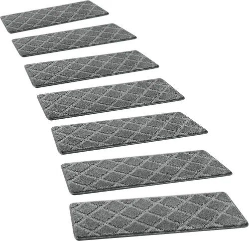 Miniatura 34 de PURE ERA Bullnose - Juego de peldaños de alfombra para escaleras, sin cinta, antideslizante, protectores de escaleras para interiores, alfombras