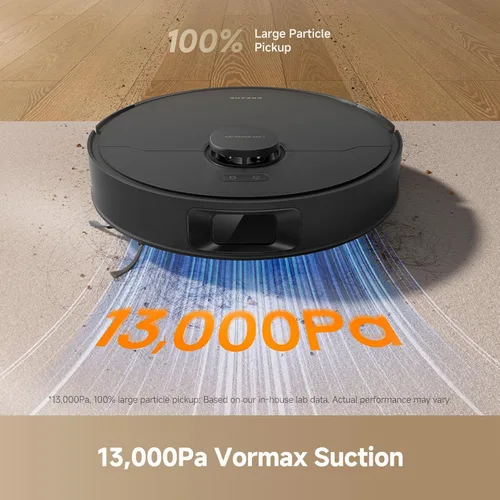 Miniatura 2 de dreame Robot aspirador y trapeador D20 Plus, succión de 13,000 Pa, vaciado automático con bolsa de polvo de 5 L, DuoBrush para pelo de mascotas