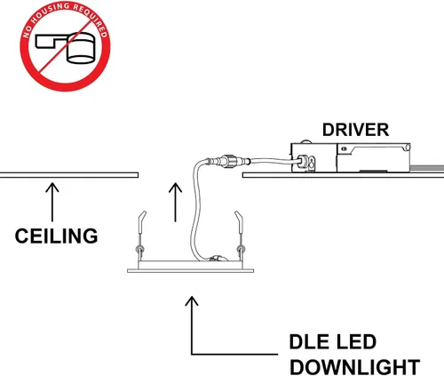 Miniatura 12 de NICOR Lighting DLE621202KRDWH - Kit de iluminación empotrada, color blanco, 6 pulgadas