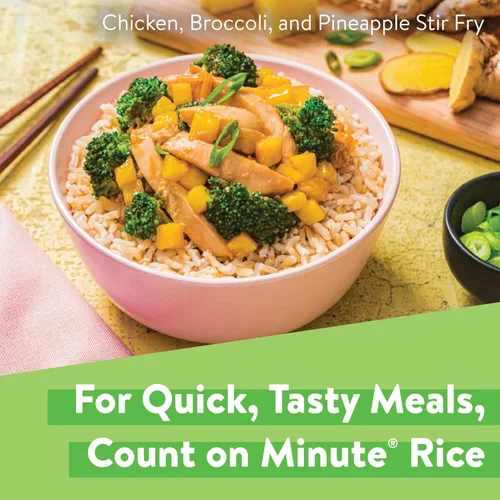 Miniatura 6 de Arroz integral Minute, arroz integral instantáneo para comidas rápidas, caja de 14 onzas