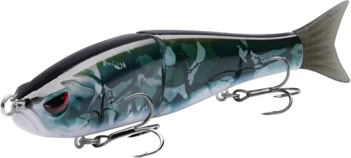 Miniatura 36 de Señuelos Bassdash SwimShad Glide articulados Swimbait Lubina Cachorro Salmón Trucha Almizclado Señuelo de Pesca Bajo Largemouth