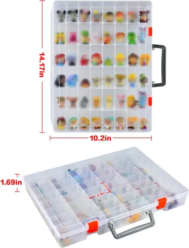 Miniatura 4 de Xuerdon Vitrina compatible con figuras coleccionables de Disney Doorables. Organizador de almacenamiento de juguetes para múltiples miradas