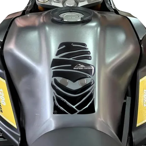 Miniatura 2 de labelbike - Adhesivo 3D para motocicleta, protección y decoración para depósito de combustible en resina compatible con Yamaha Super TENERE