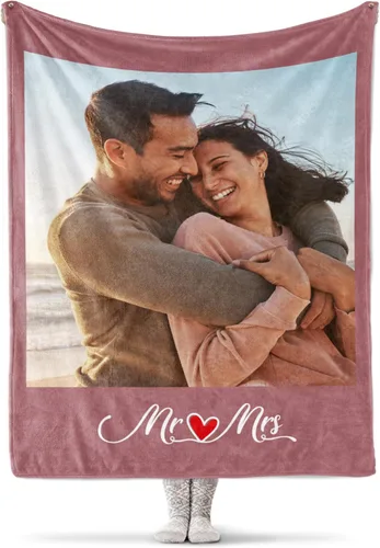 Miniatura 4 de Se envía al día siguiente, manta de fotos personalizada para un ser querido o alguien significativo, impresa en Estados Unidos, manta de fotos