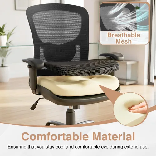 Miniatura 4 de Big and Tall Office Desk Chair Heavy Duty Ergonomic Mesh Desk Chair, Swivel Executive Computer Chairs for Home Office, Adjustable Lumbar Support &
