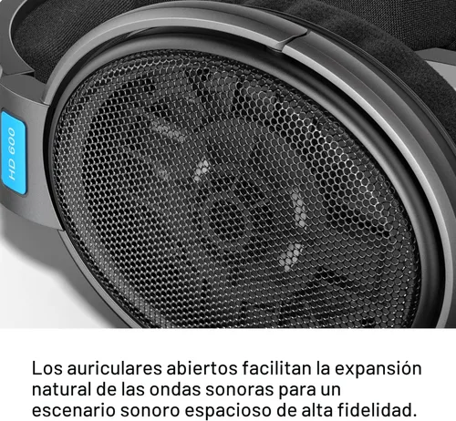 Miniatura 2 de Audífonos profesionales abiertos Sennheiser HD 600, Negro