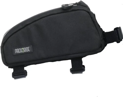Miniatura 11 de PACK2RIDE Onedrop Bolsa para cuadro de bicicleta - Bolsa de tubo superior resistente al agua con tela de Cordura duradera, almacenamiento frontal