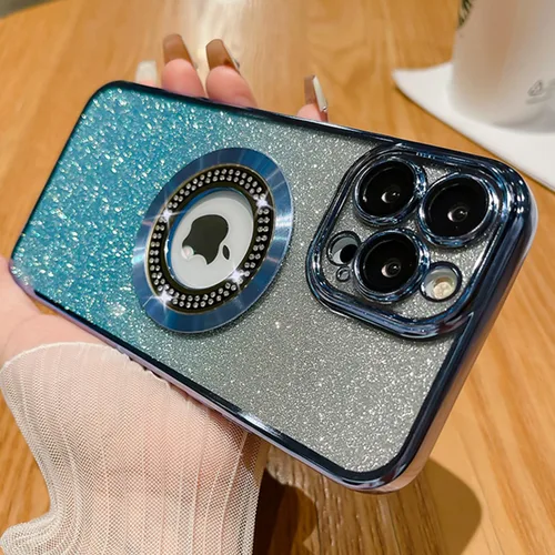 Miniatura 317 de Misscase Funda magnética con purpurina para iPhone 11 compatible con MagSafe, protección completa, delgada, a prueba de golpes, antiarañazos