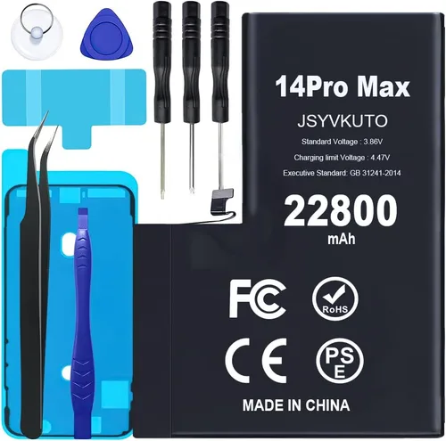Miniatura 7 de Batería de repuesto de 22800mAh [actualizada] para iPhone 11, nueva batería de repuesto de 0 ciclos de mayor capacidad para iPhone 11 con kit