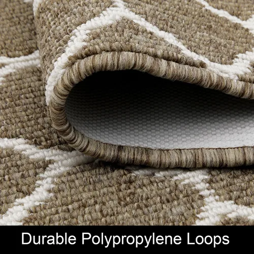 Miniatura 4 de SHACOS Alfombra de pasillo lavable de 2 x 8 pies, con parte trasera de goma antideslizante, resistente a las manchas, alfombra de cocina