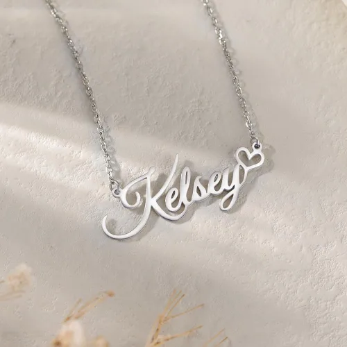 Miniatura 7 de Collar con nombre personalizado, collares de plata de ley personalizados para mujer, collares con nombre personalizados, joyería de regalo para mujer