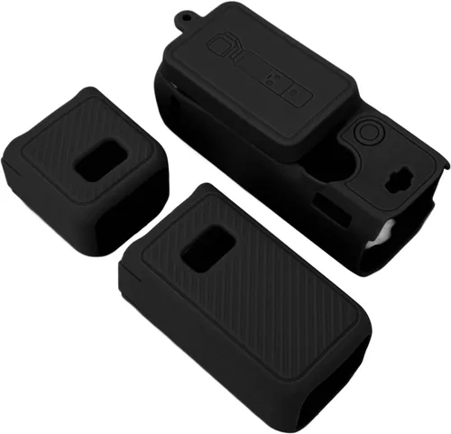Miniatura 9 de Yunseity Funda de silicona para cámara deportiva, 3 fundas protectoras, funda suave y flexible para cámara OSMO 3, accesorio protector completo