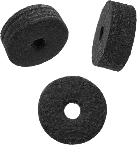 Miniatura 6 de 21 piezas de platillos accesorios de repuesto para platillos de fieltros, copa de fieltro de embrague Hi-Hat con mangas, tuercas de ala de base