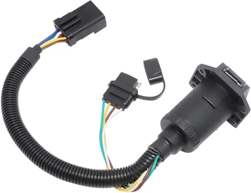 Miniatura 8 de Oyviny Adaptador de remolque RV de 7 vías y 4 vías para Dodge Ram Dakota 2000-2009, para Jeep Grand Cherokee Liberty Relpace para 56038366AB 7 pines