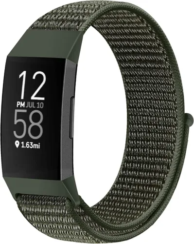 Miniatura 18 de Correas de reloj de nailon compatibles con Fitbit Charge 4/Charge 3/SE, pulsera de repuesto transpirable suave para deporte, correa con banda